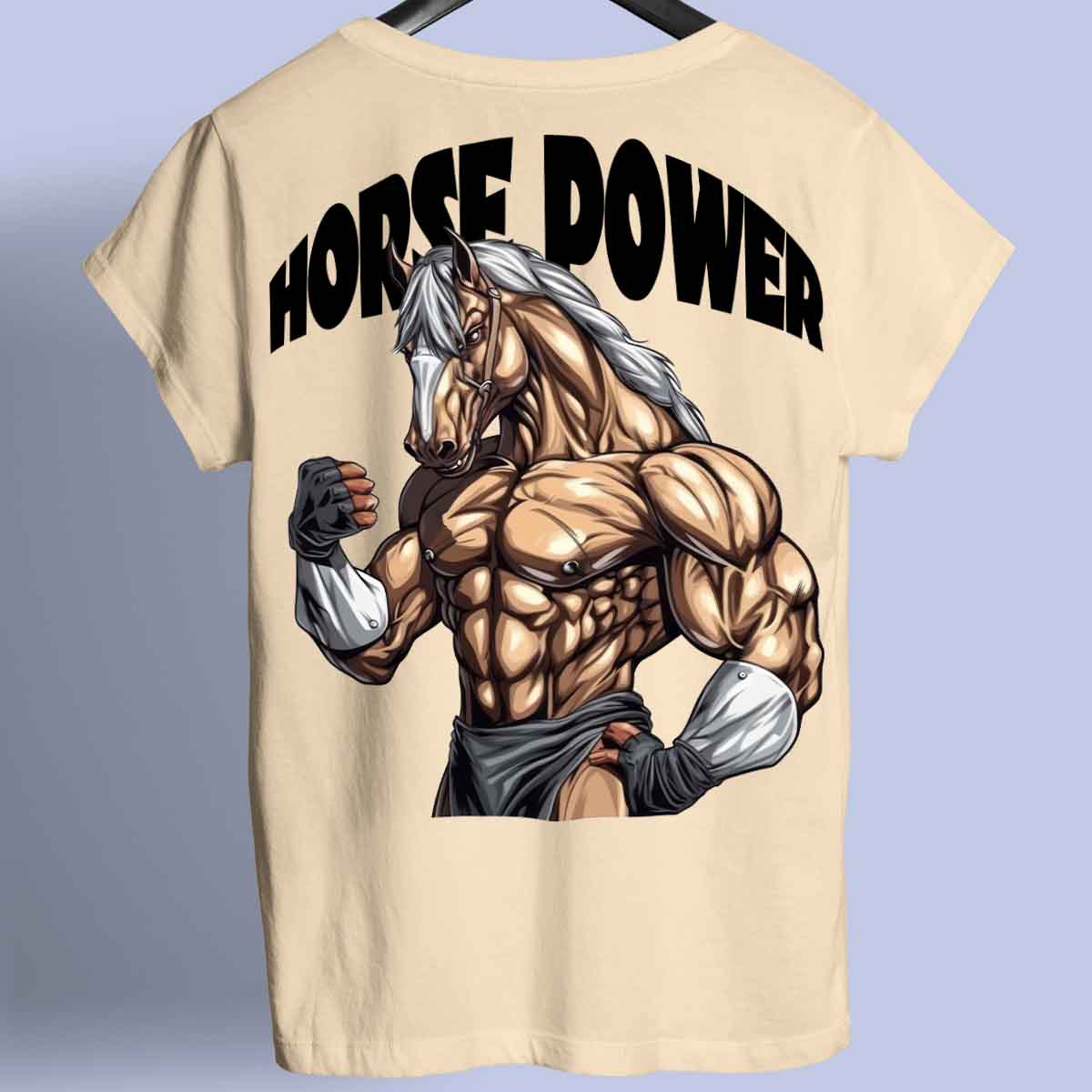Horse Power - T-Shirt Premium Unisexe Backprint
