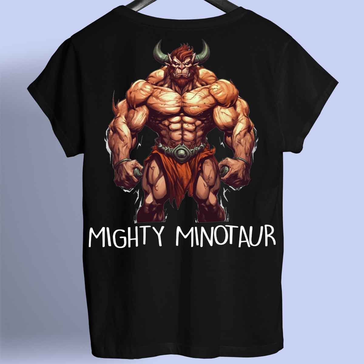 Mighty Minotaur - Premium Shirt Unisex Backprint