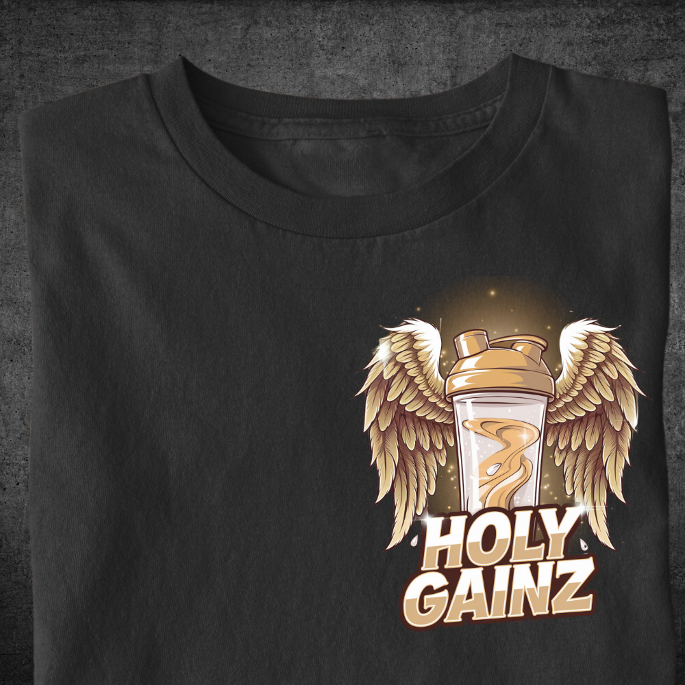 Holy Gainz - Chemise Premium Impression frontale unisexe