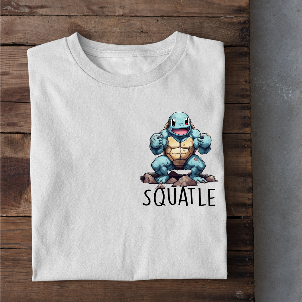 Squatle - Premium Shirt Unisex front print