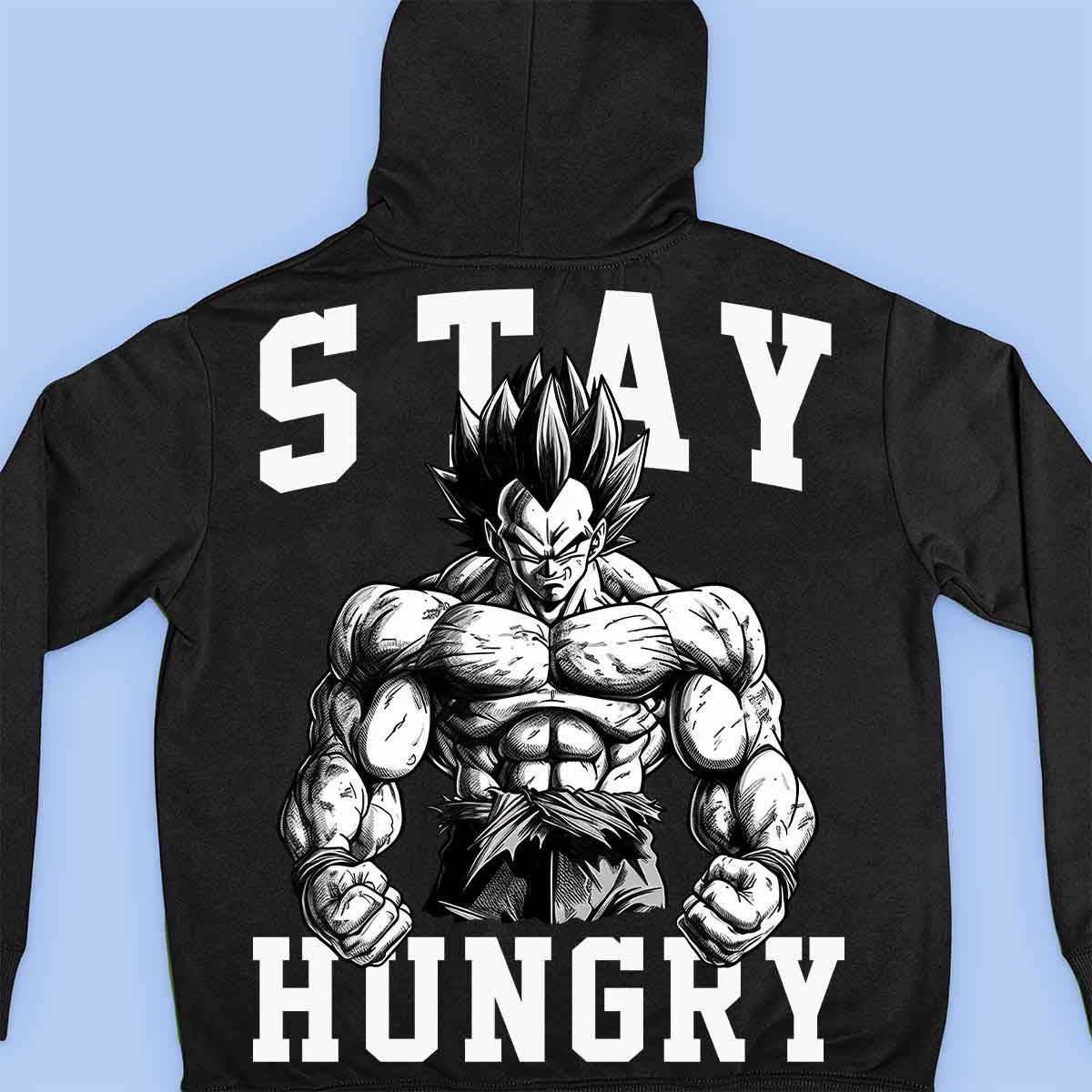 Stay Hungry - Premium Hoodie Unisex Backprint