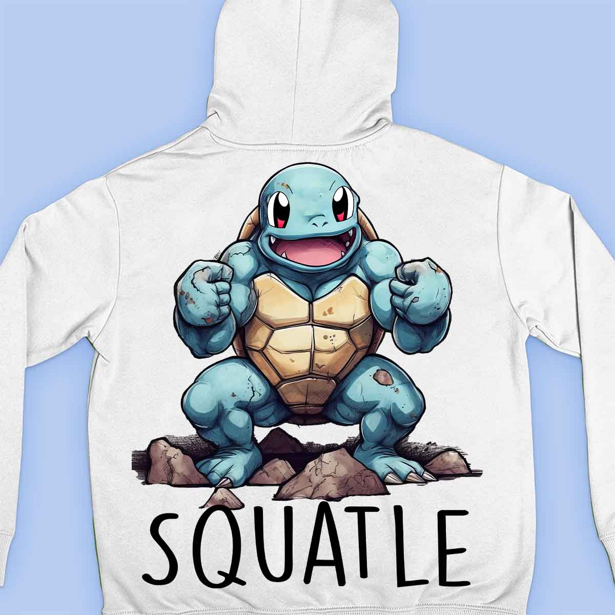 Squatle - Sweat à capuche Premium Unisexe Backprint