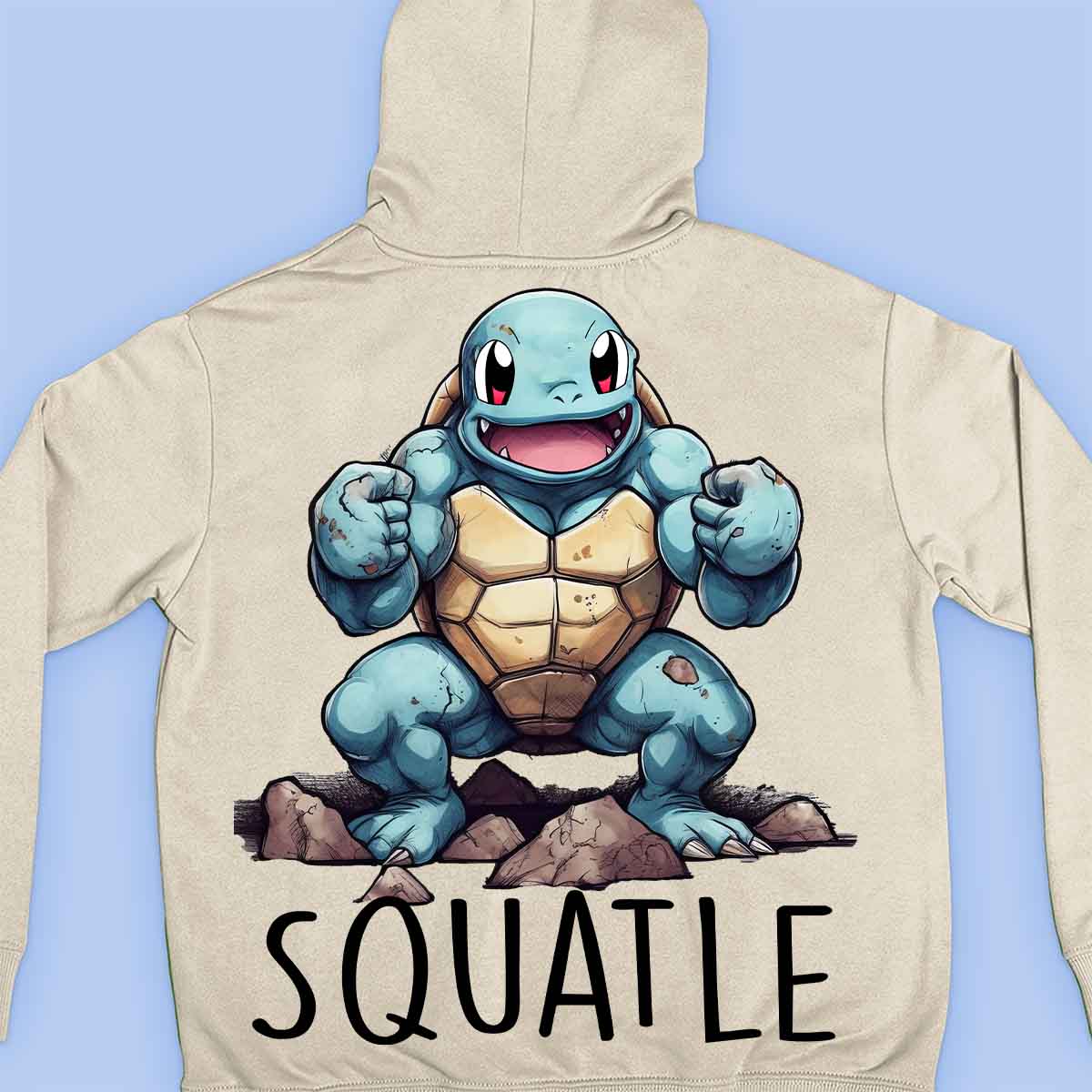 Squatle - Sweat à capuche Premium Unisexe Backprint