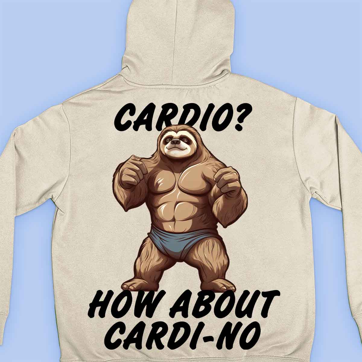 Cardio - Sweat à capuche Premium Unisexe Backprint