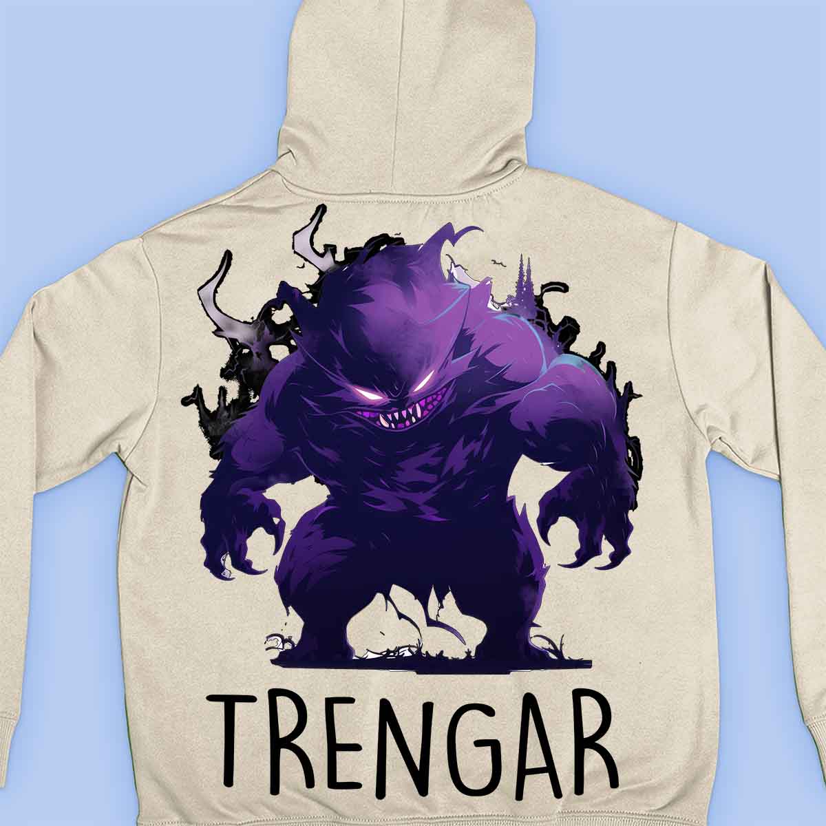 Trengar - Premium Hoodie Unisex Backprint