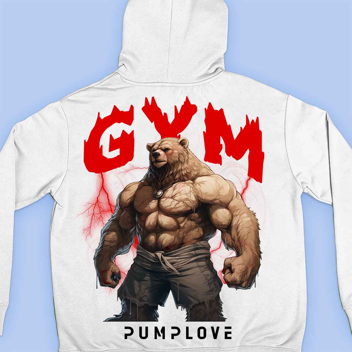 Gym Near - Premium Hoodie Unisex Back Print