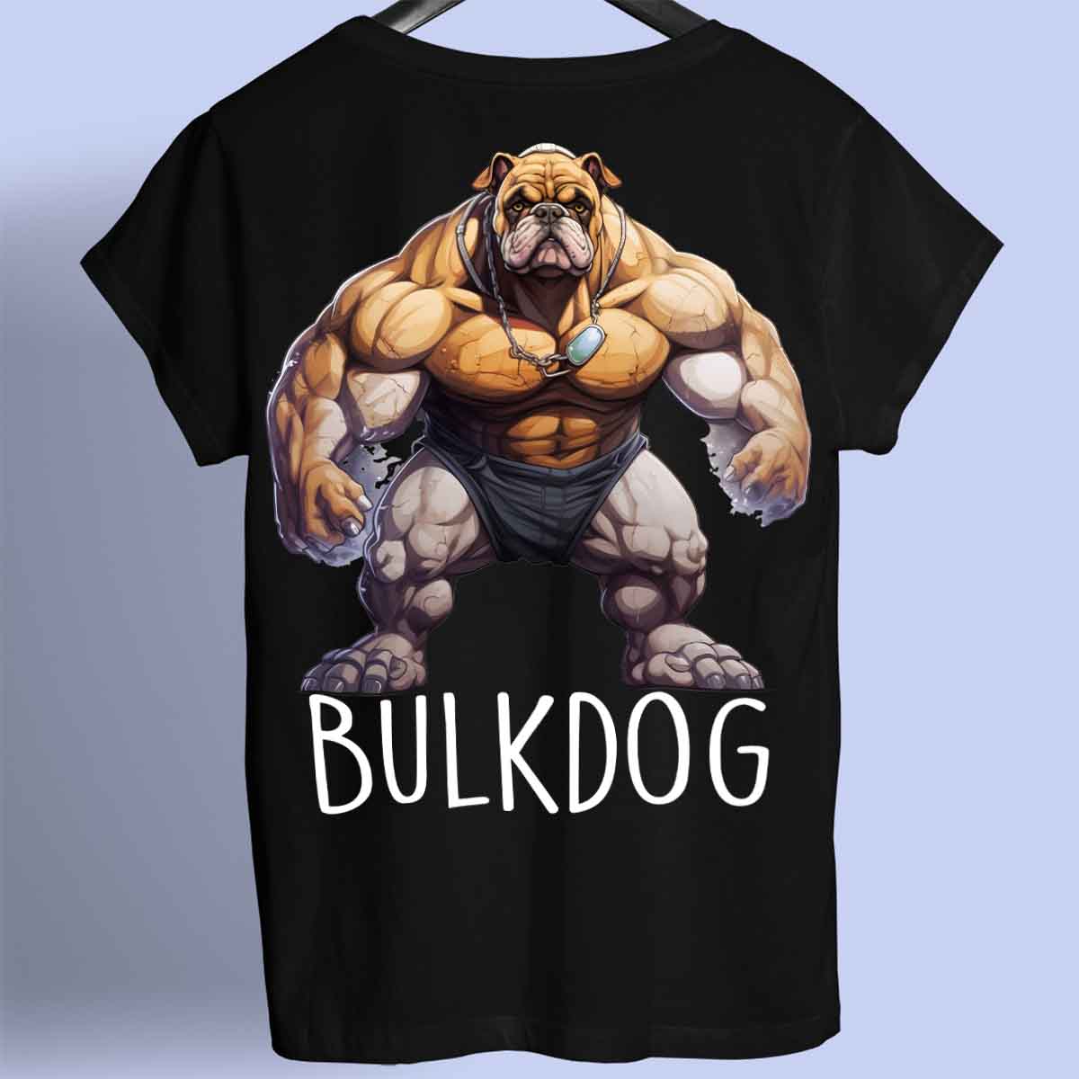 Bulldog - T-Shirt Premium Unisexe Backprint