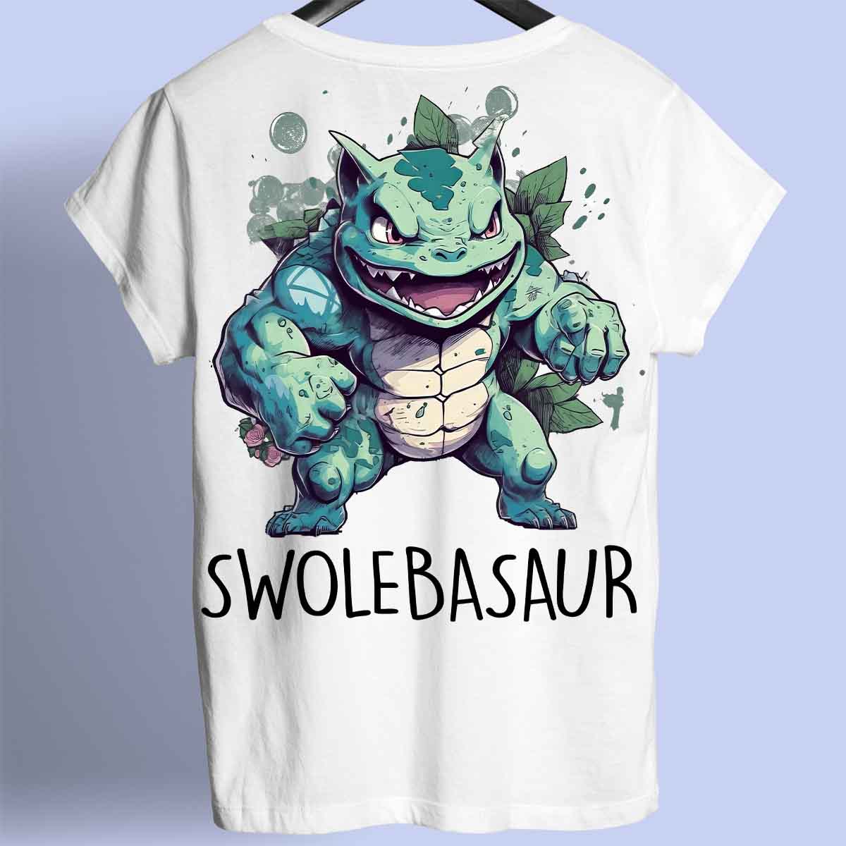 Swolebasaur - T-Shirt Premium Unisex Backprint