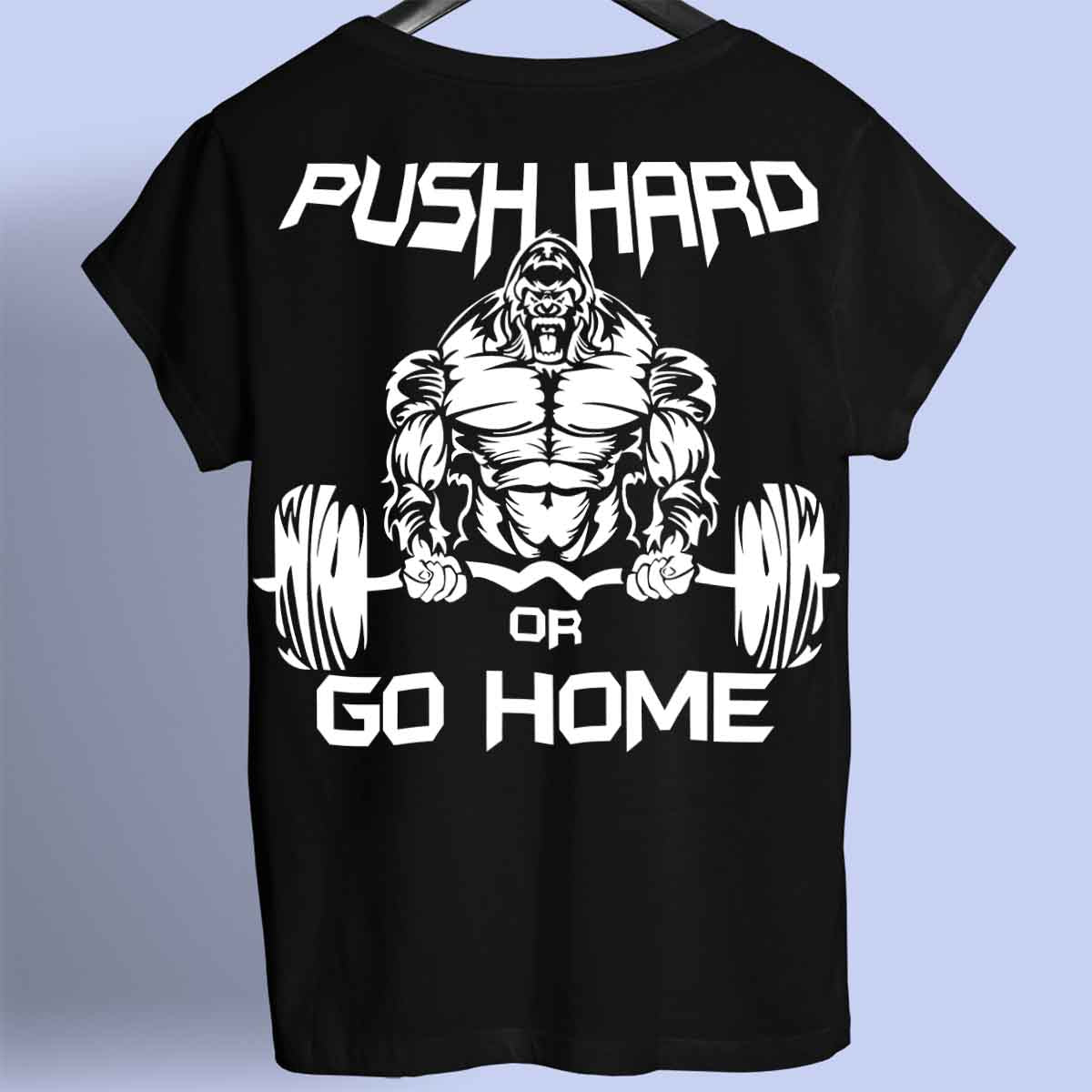 Push Hard - Chemise Premium Unisexe Backprint