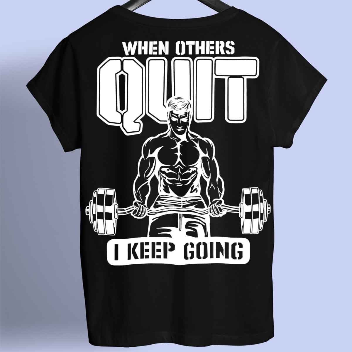 Quit - Premium Shirt Unisex Backprint