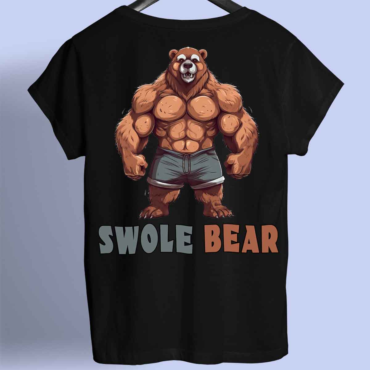 Swole Bear - Chemise Premium Unisexe Backprint