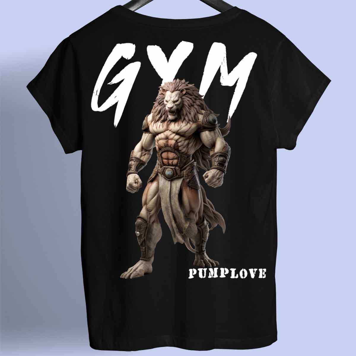 Gym Lion - Premium Shirt Unisex Backprint