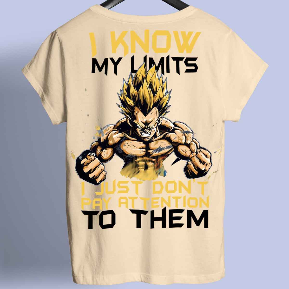 Limits - Premium T-Shirt Unisex Backprint