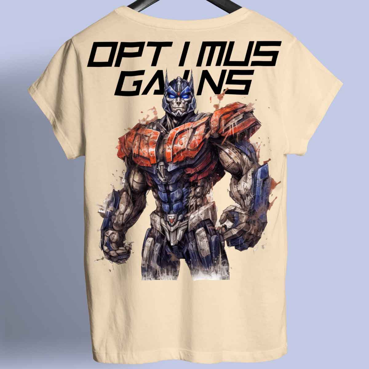 Optimus Gains - T-Shirt Premium Unisexe Backprint