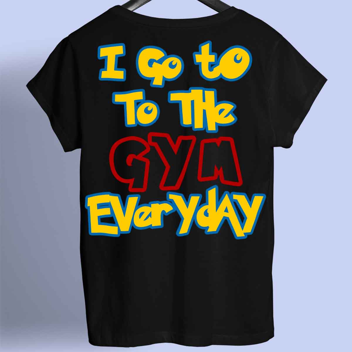 Gym au quotidien - T-shirt premium unisexe Backprint