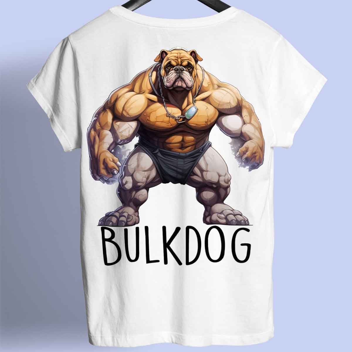 Bulldog - T-Shirt Premium Unisexe Backprint