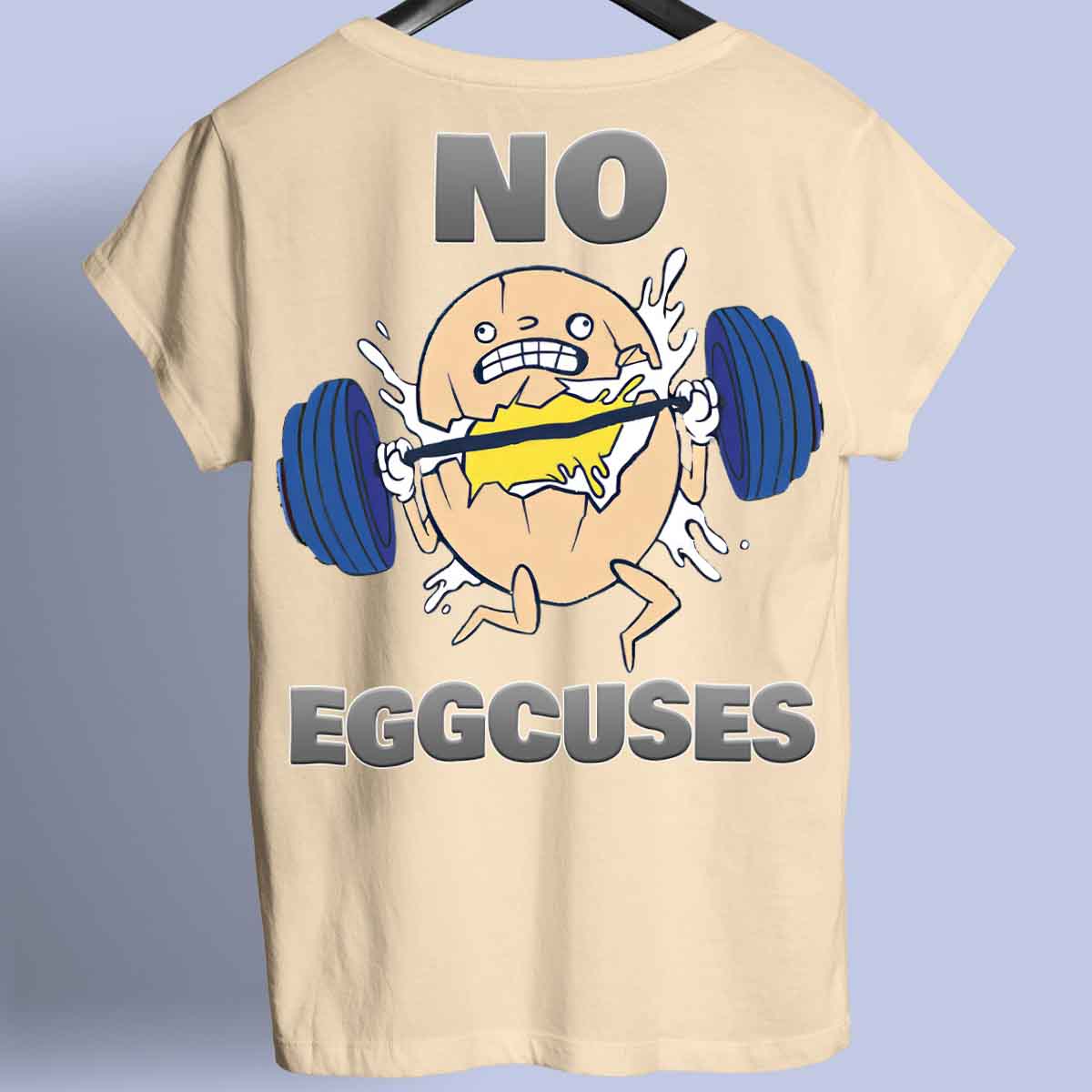 Eggcuses - Premium T-Shirt Unisex Backprint