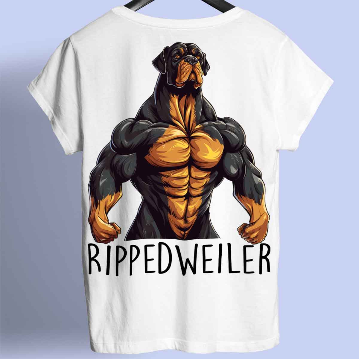 Rippedweiler - T-Shirt Premium Unisexe Backprint