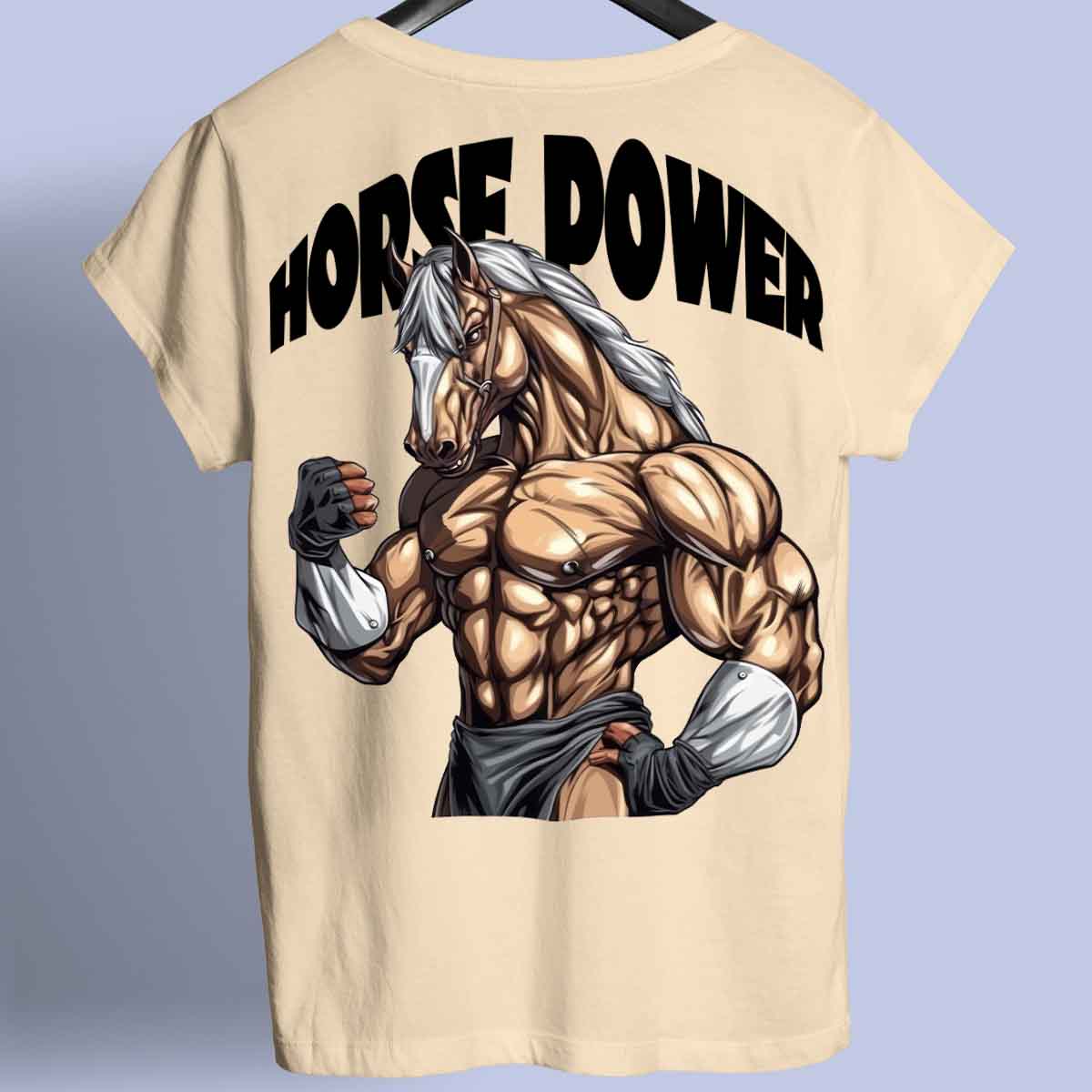 Horse Power - T-Shirt Premium Unisexe Backprint