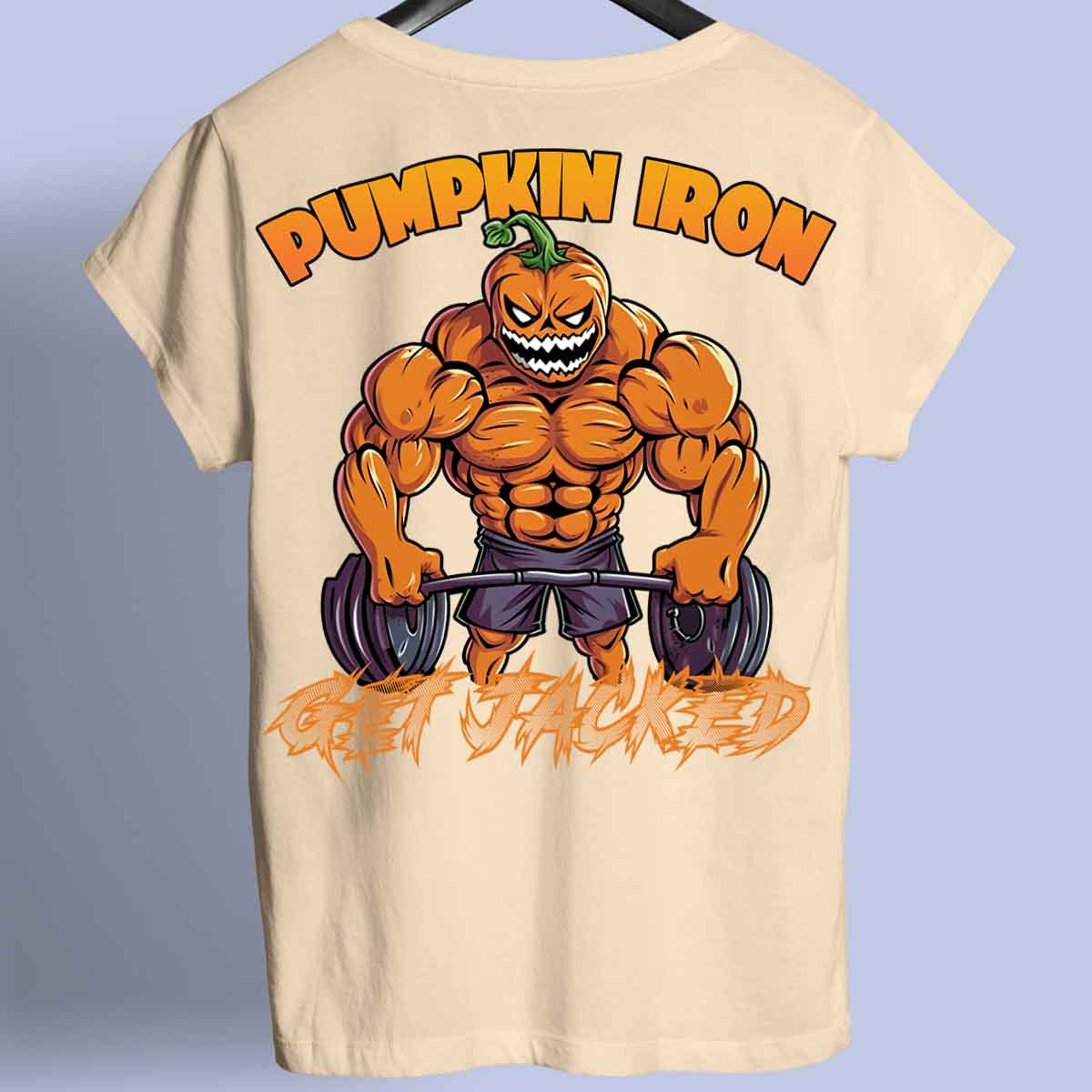 Pumpkin Iron - T-Shirt Premium Unisexe Backprint