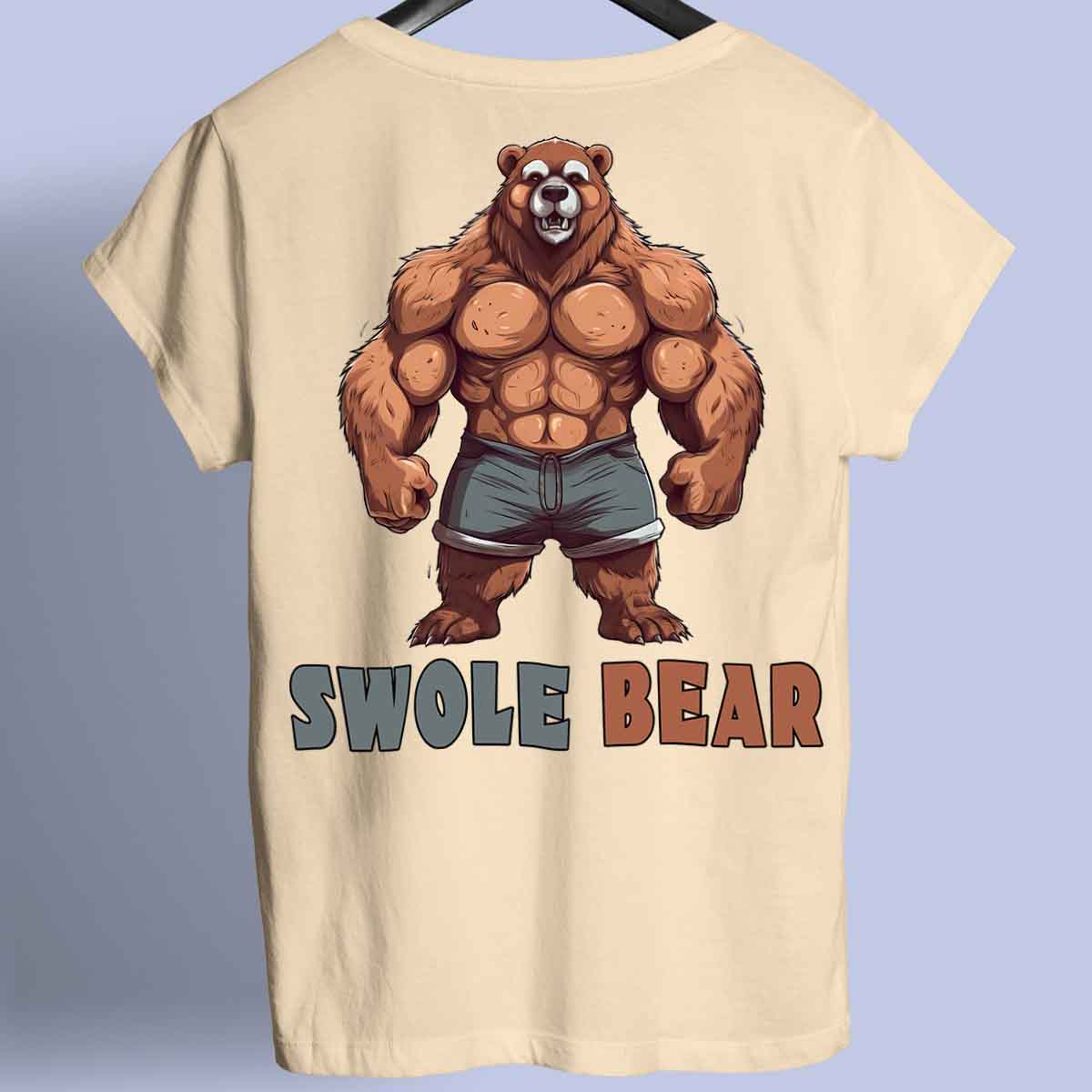 Swole Bear - Chemise Premium Unisexe Backprint