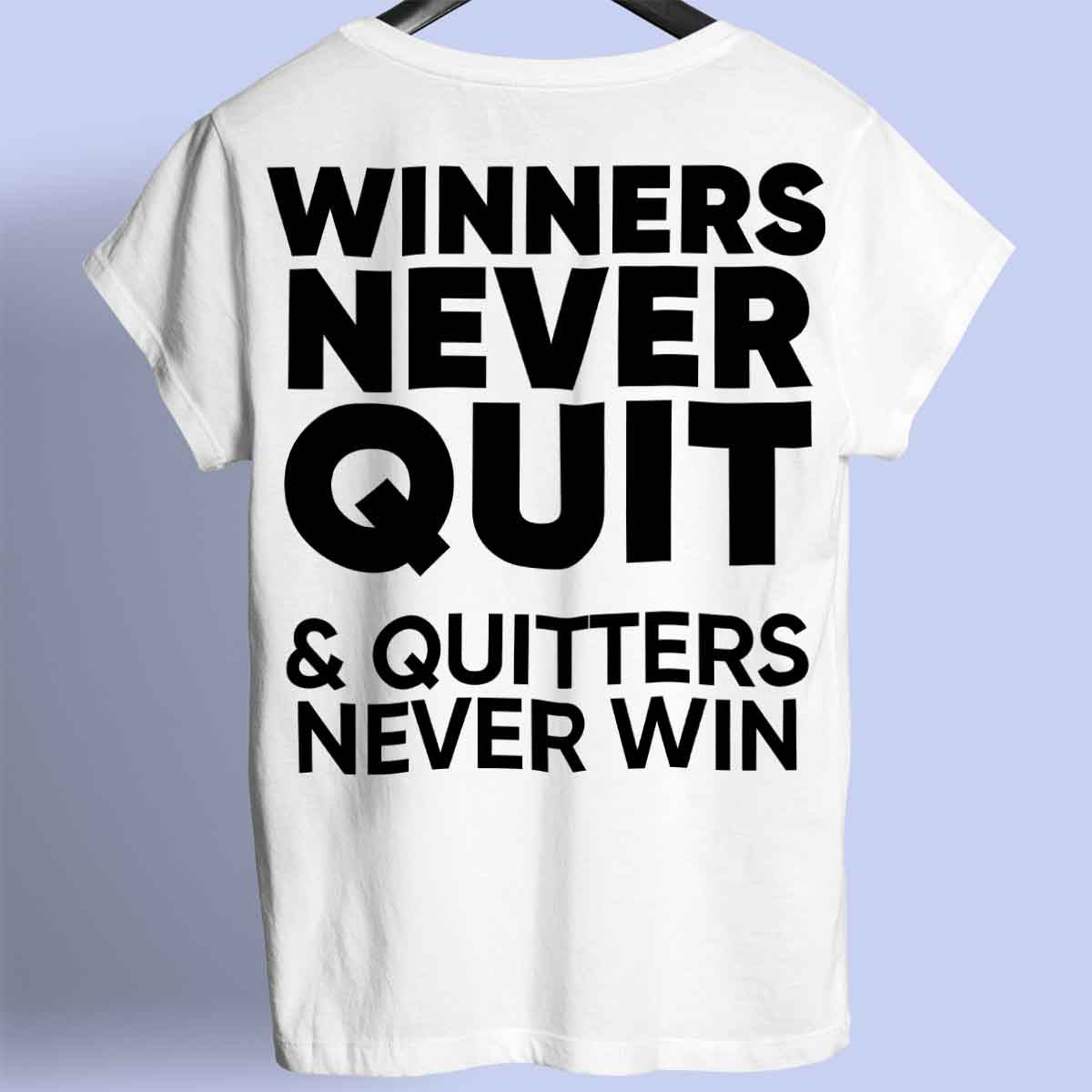 Never - Premium Shirt Unisex Backprint