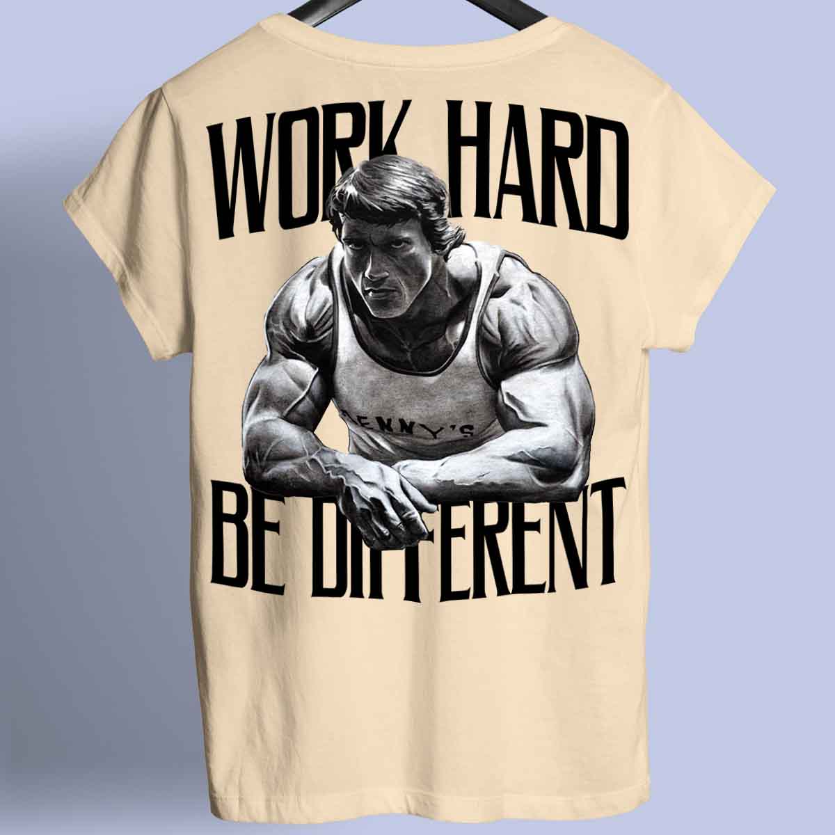 Work Hard - Premium Shirt Unisex Backprint