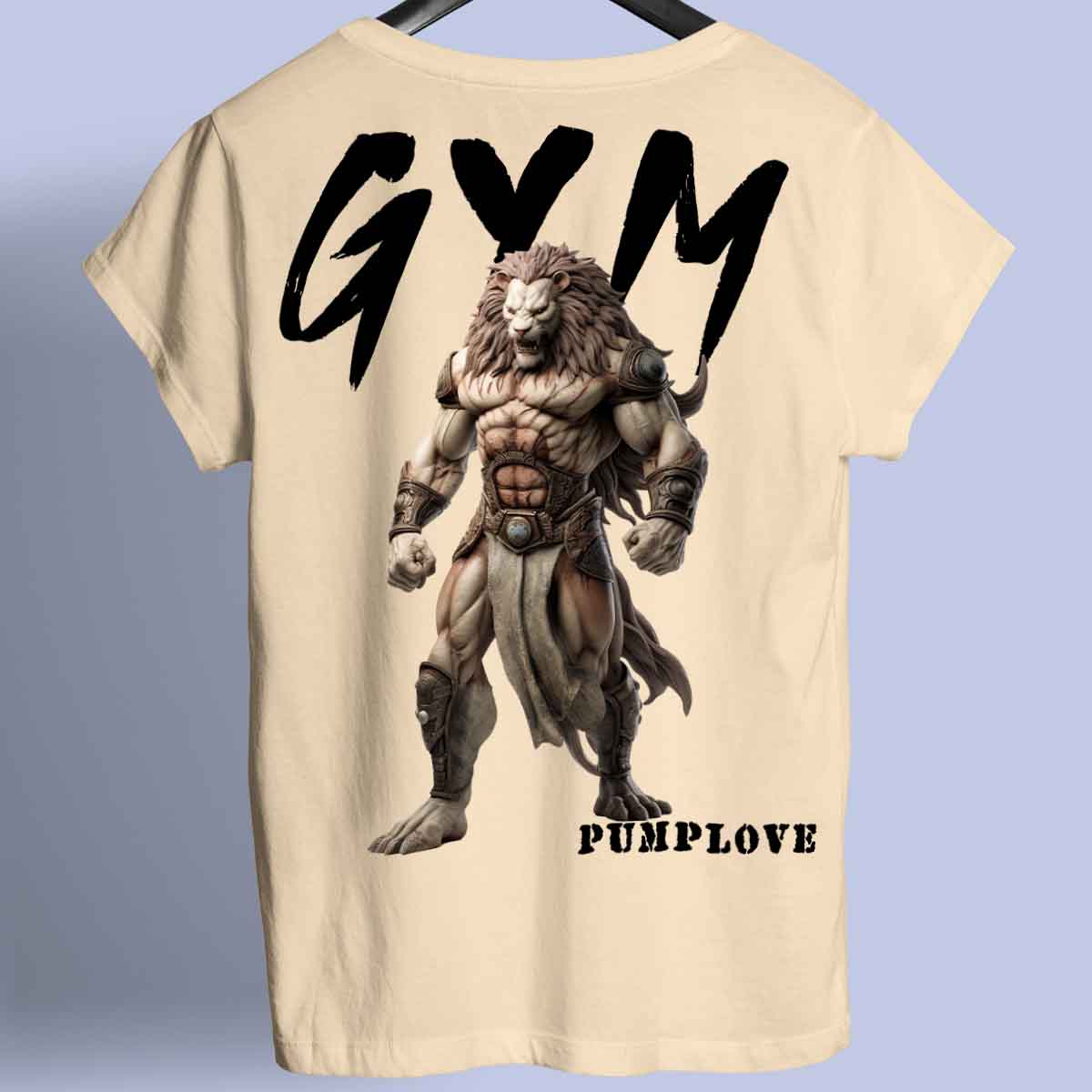 Gym Lion - Chemise Premium Unisexe Backprint