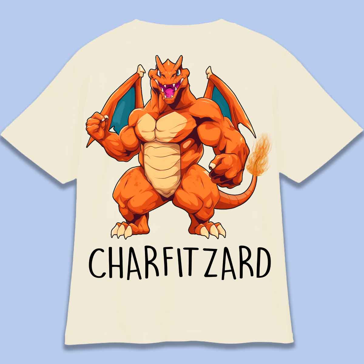 Charfitzard - T-Shirt Oversize Unisexe Backprint