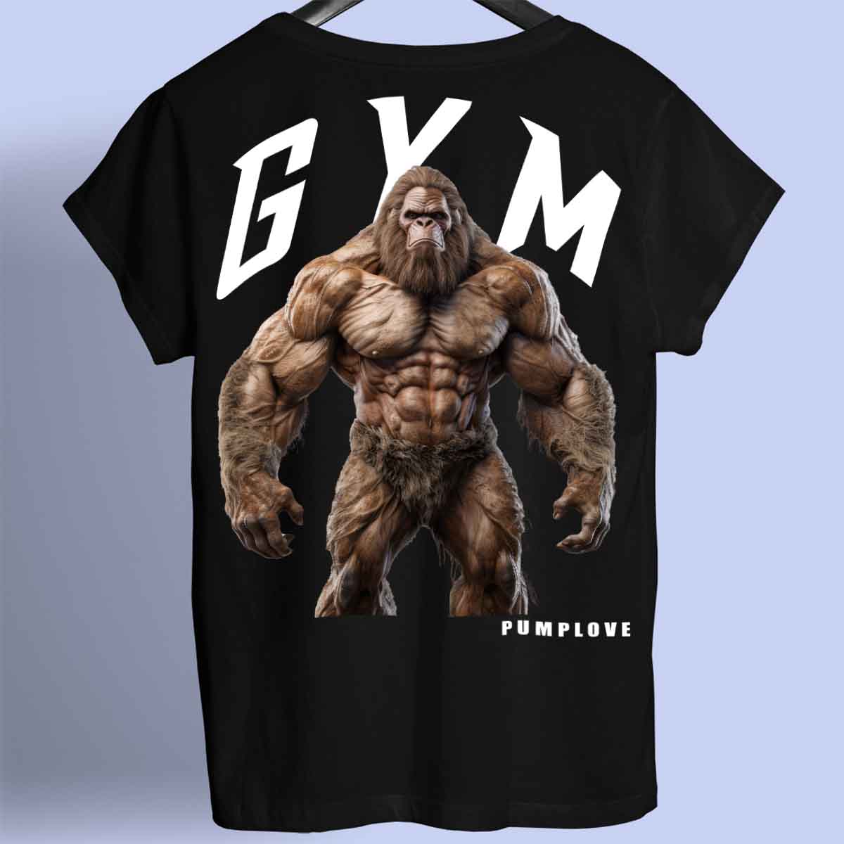 Gym Bigfoot - Premium T-Shirt Unisex Backprint