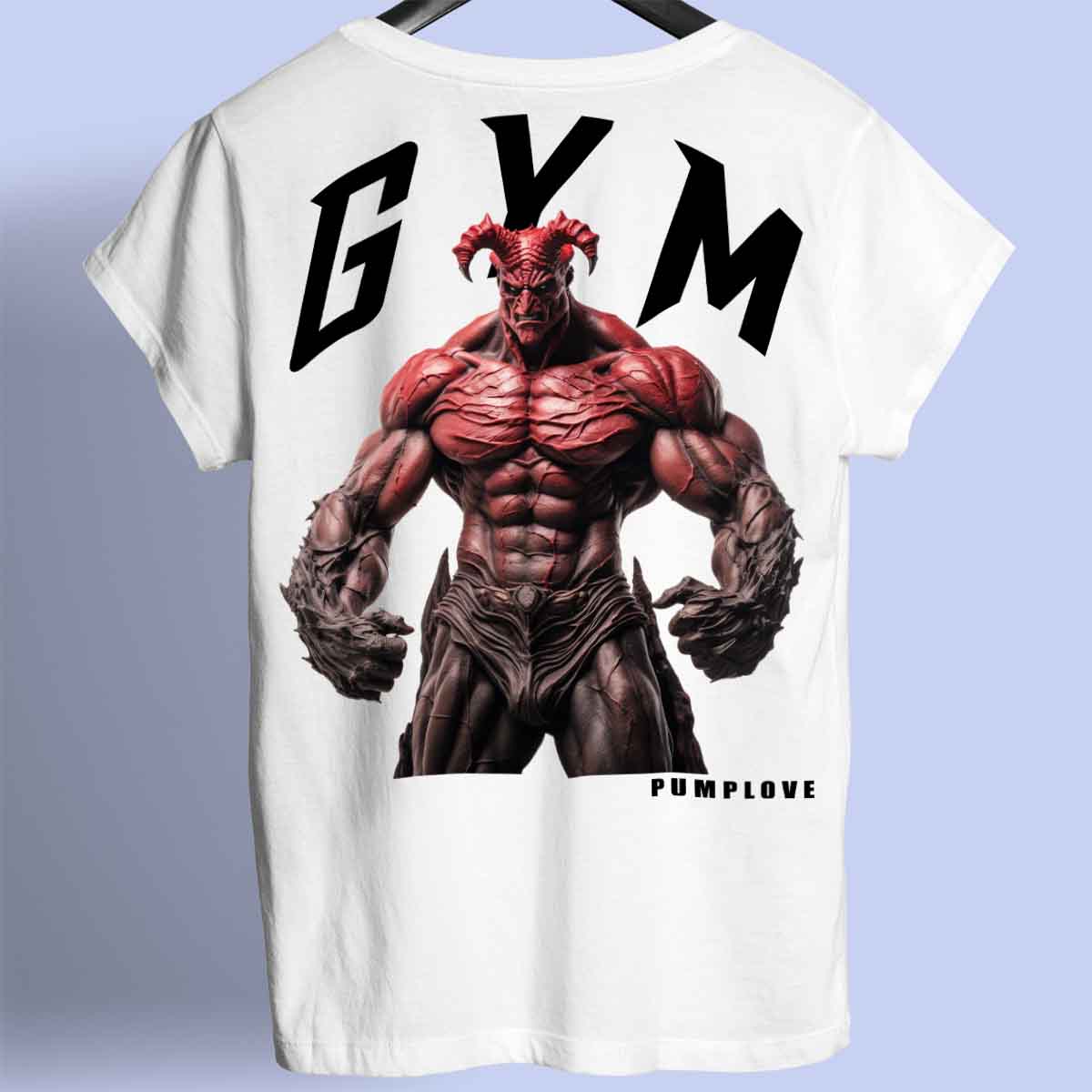 Gym Devil - Premium T-Shirt Unisex Backprint