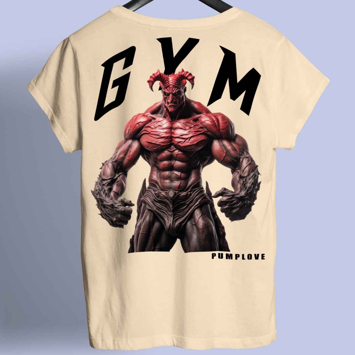 Gym Devil - T-Shirt Premium Unisexe Backprint