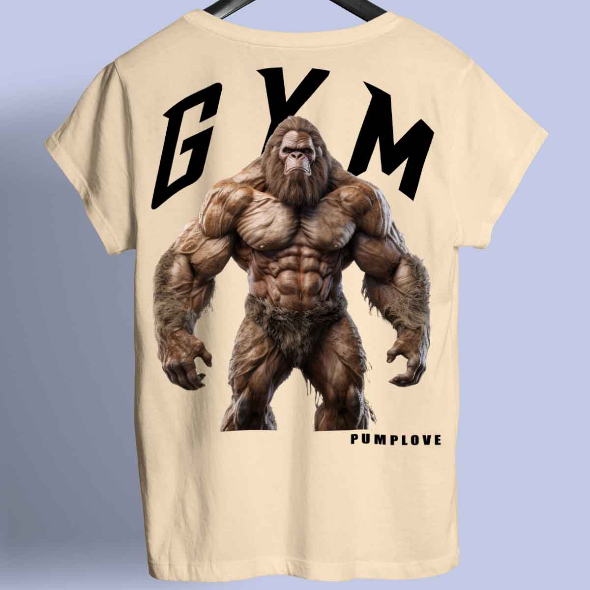 Gym Bigfoot - T-Shirt Premium Unisexe Backprint