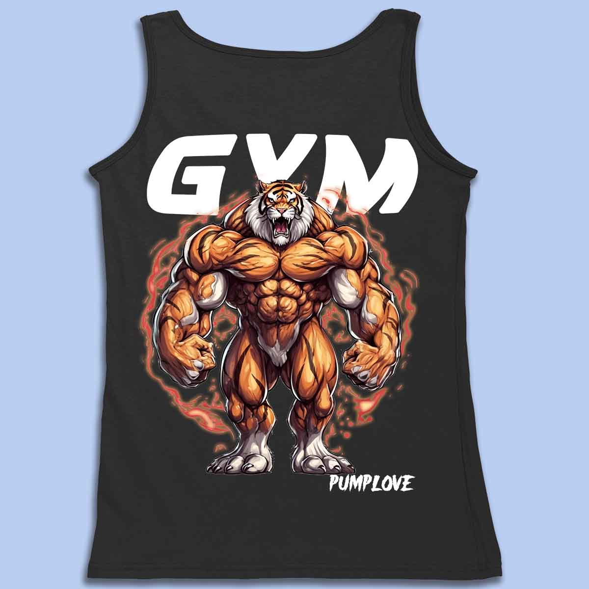 Gym Tiger - Débardeur Premium Unisex Backprint