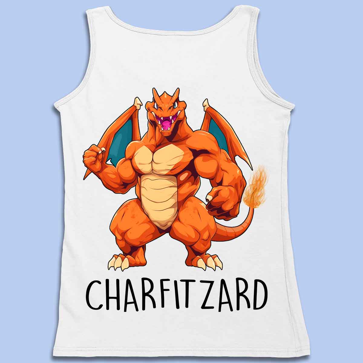 Charizard - Débardeur Premium Unisex Back Print