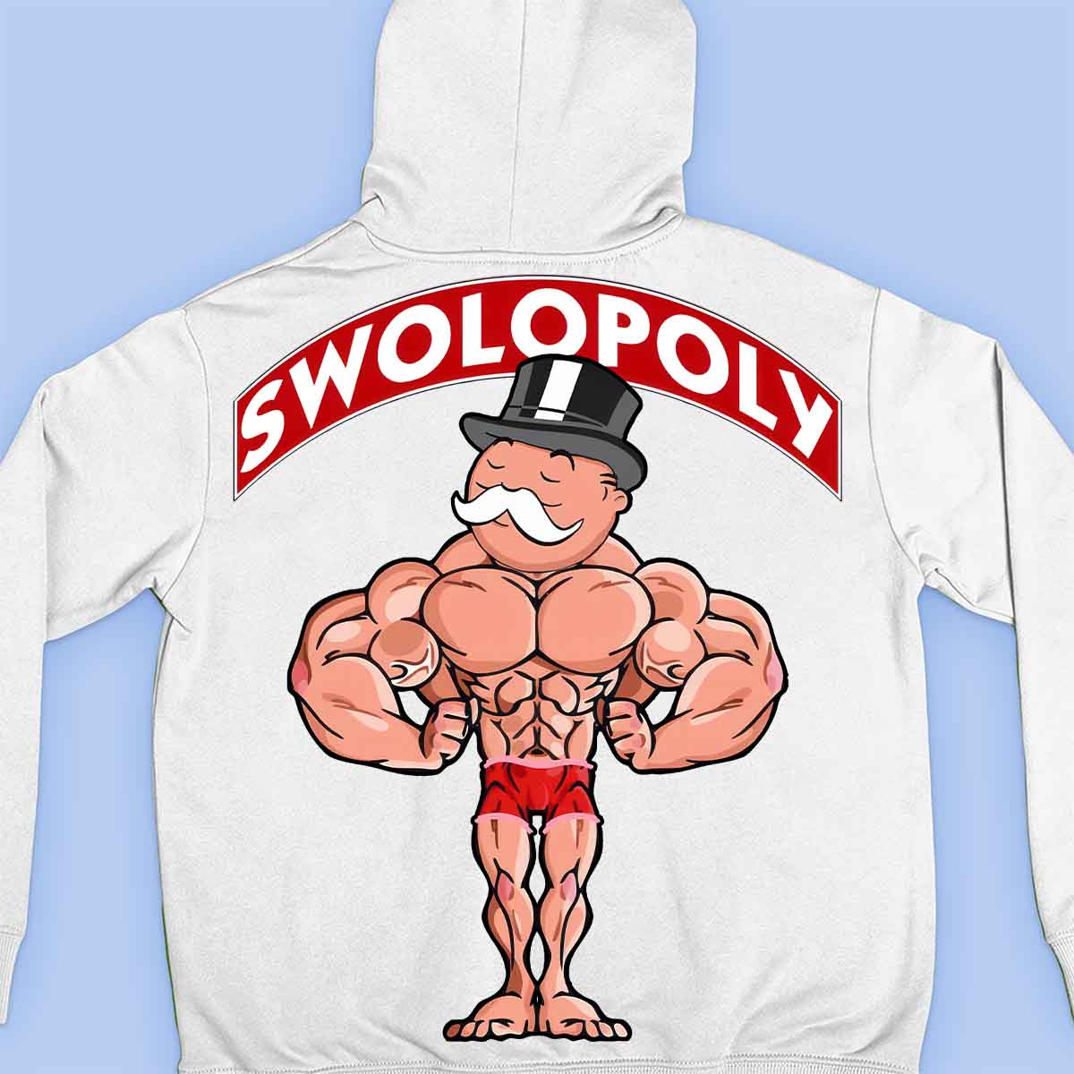 Swolopoly - Sweat à capuche Premium Unisexe Backprint