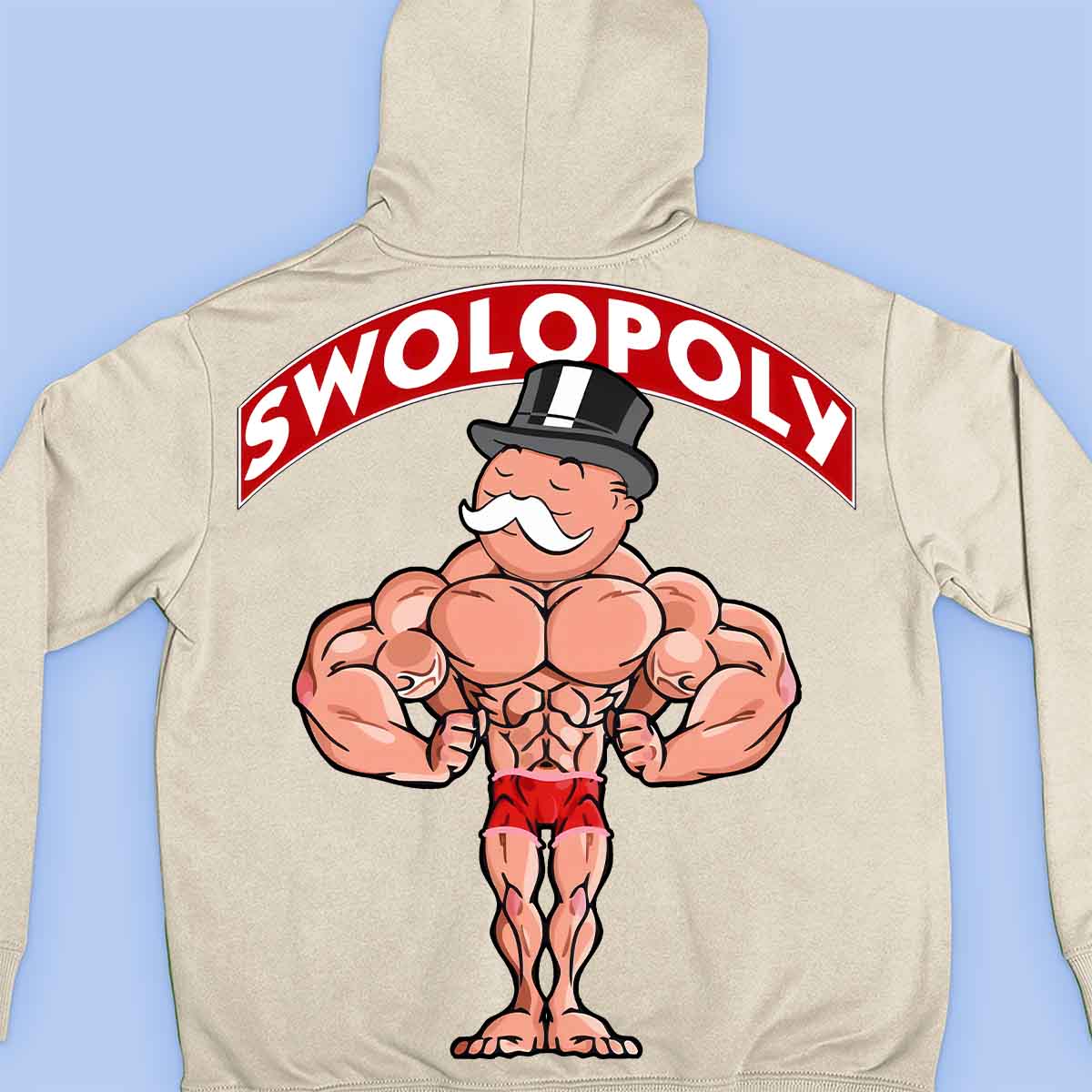 Swolopoly - Sweat à capuche Premium Unisexe Backprint